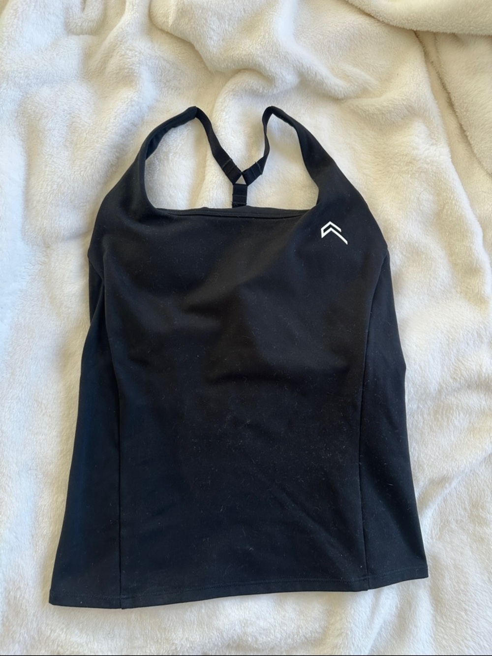 Oner Active Black Strappy Built-In Bra Tank